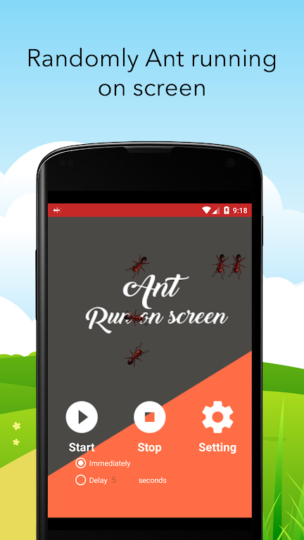 Ant Run on Screen Prank 스크린샷 1