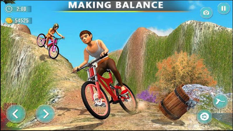 Offroad Bicycle Bmx Stunt Game Скриншот 3