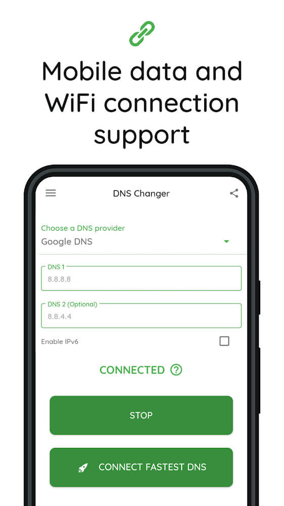 DNS Changer Captura de tela 3