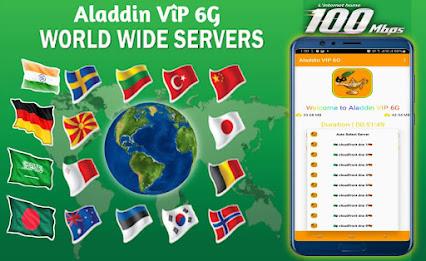 Aladdin VIP 6G-Secure Fast VPN スクリーンショット 4