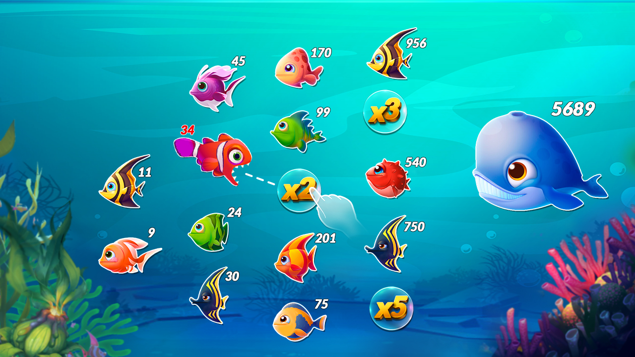 Big Eat Fish Games Shark Games Captura de pantalla 3
