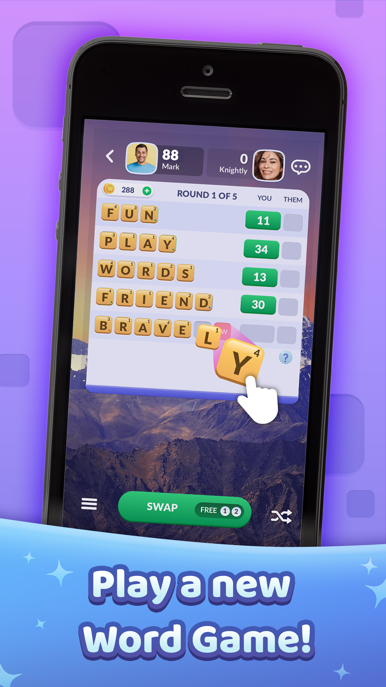 Word Roll - Word Bingo Screenshot 1