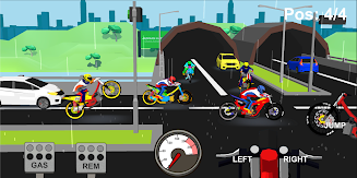 Indonesia Drag Bike Racing 3D Capture d'écran 2