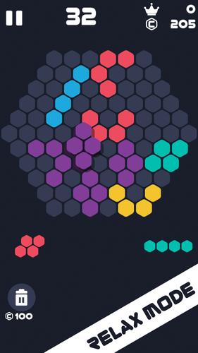 Hexa Brick: Hexagon Block 1010 Captura de tela 2