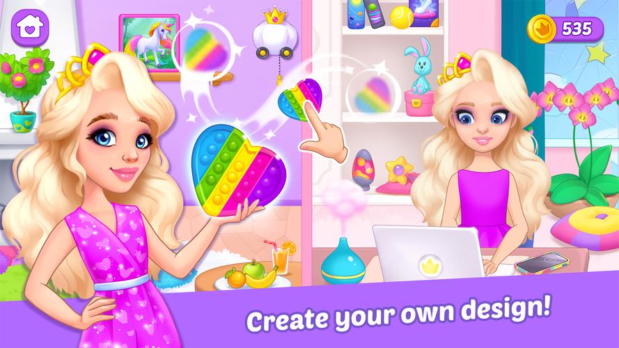 Princess girl paper House game Screenshot 4