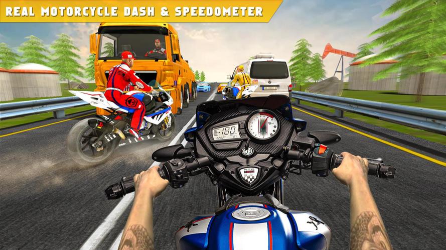 Highway Traffic Bike Race Moto應用截圖第2張