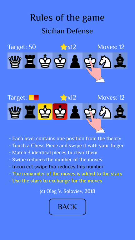 Chess Match-3: Sicilian应用截图第3张