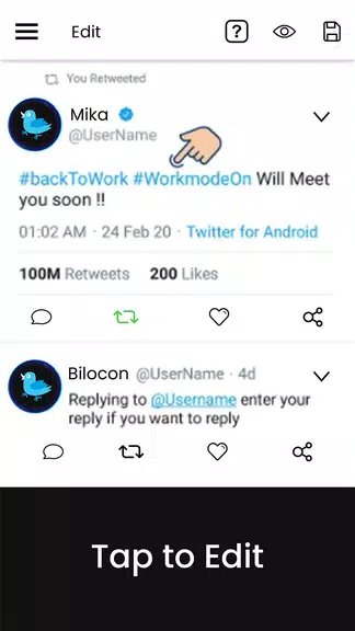 Fake Tweet-Post Creator Screenshot 3