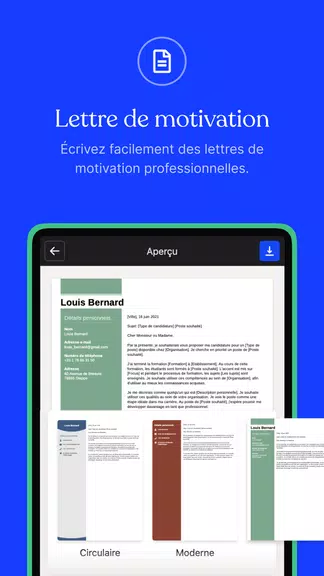 CV.fr : Créer un CV pro स्क्रीनशॉट 2