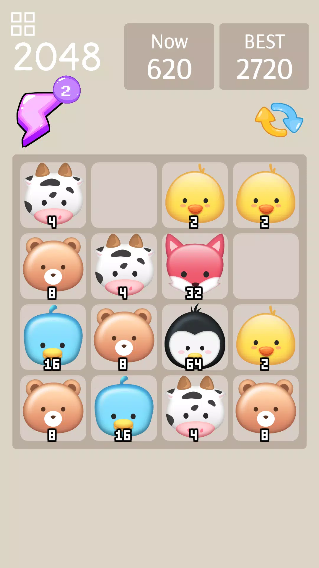 Cats Of 2048 Capture d'écran 2