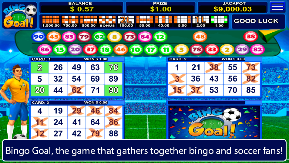 Bingo Goal - Video Bingo Screenshot 1