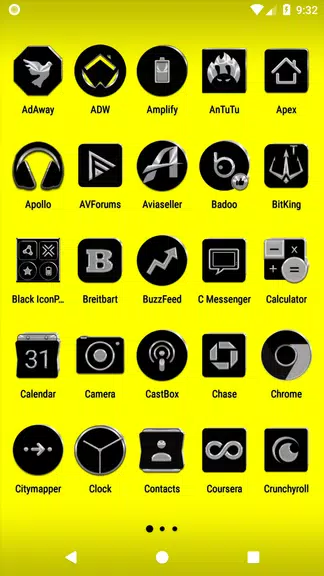 Black Icon Pack Screenshot 2