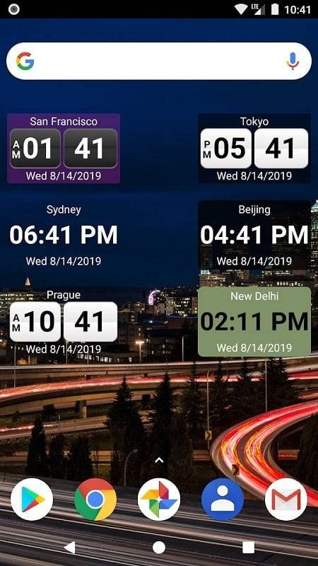 World Clock Widget 2024 Pro應用截圖第2張