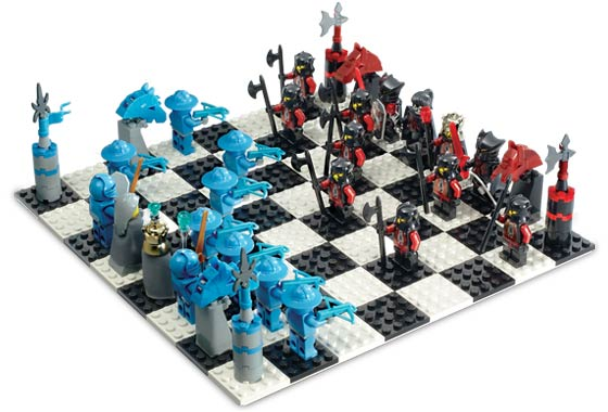 Ensemble d'échecs du Royaume des Chevaliers