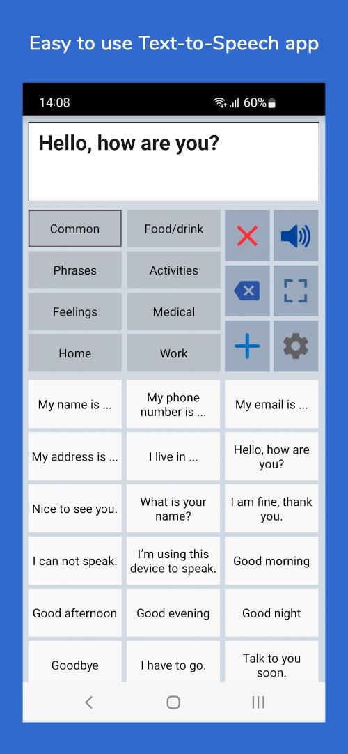 Speech Assistant AAC Captura de tela 1