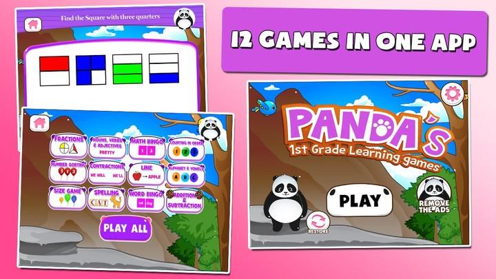 Panda 1st-Grade Learning Games应用截图第1张