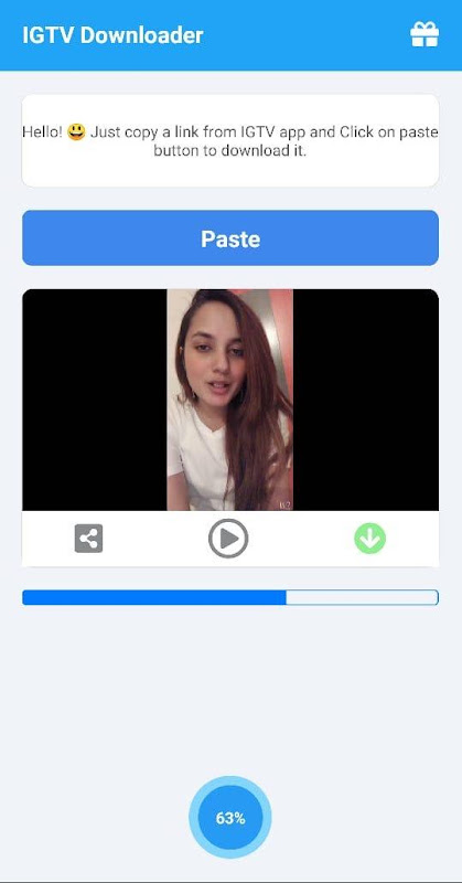 IGTV Video Downloader スクリーンショット 1