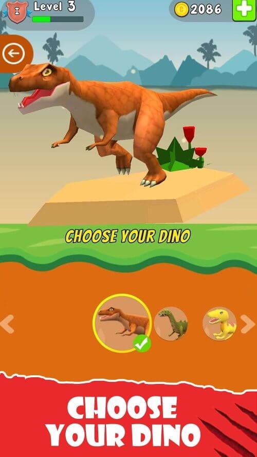 Dinosaur Attack Simulator 3D Capture d'écran 2