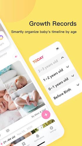 Bebememo - Smart Baby Journal Capture d'écran 2