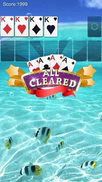 Solitaire: Ocean Blue Screenshot 2