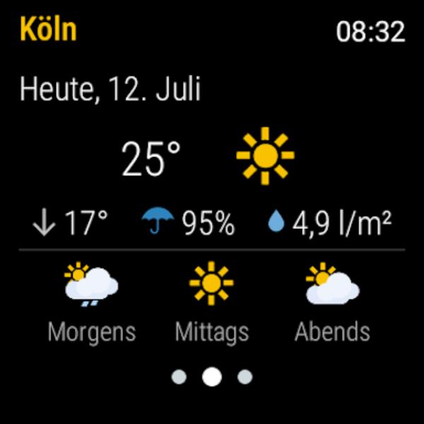 wetter.de Captura de pantalla 3