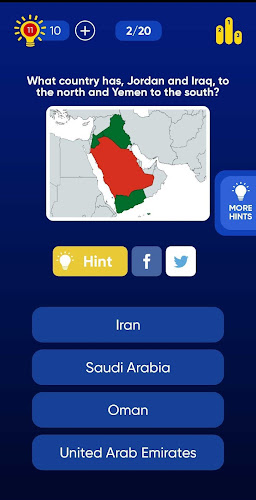 Geo Quiz: World Geography, Map应用截图第4张