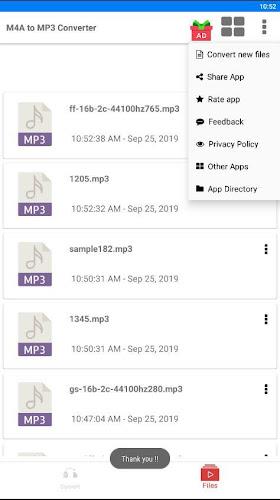 M4A to Mp3 Converter - M4b to Screenshot 3