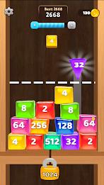 Jelly Cubes 2048: Puzzle Game 스크린샷 4