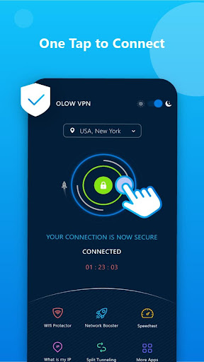 OLOW VPN - Anonymous Surfing Captura de tela 1