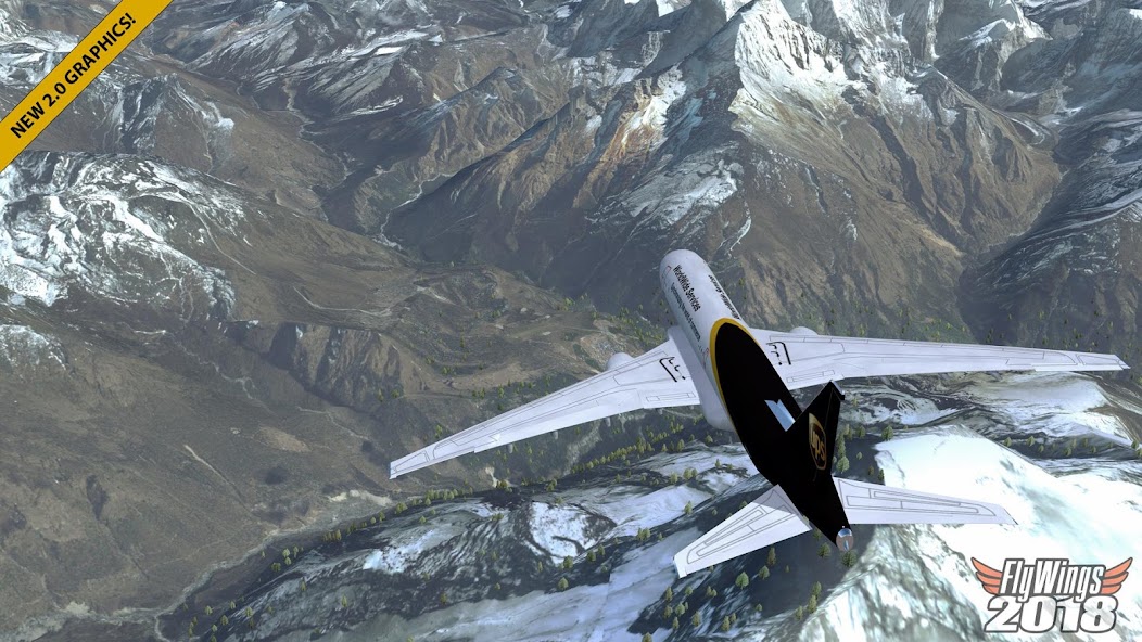 Flight Simulator 2018 FlyWings Mod 스크린샷 1