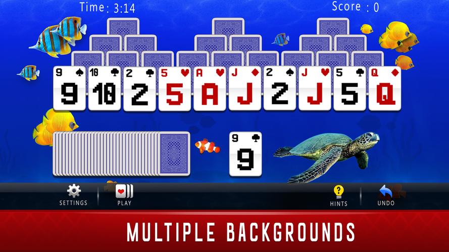 TriPeaks Solitaire Classic स्क्रीनशॉट 1