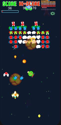 Galaxiga Retro:   - スペースシューター スクリーンショット 2