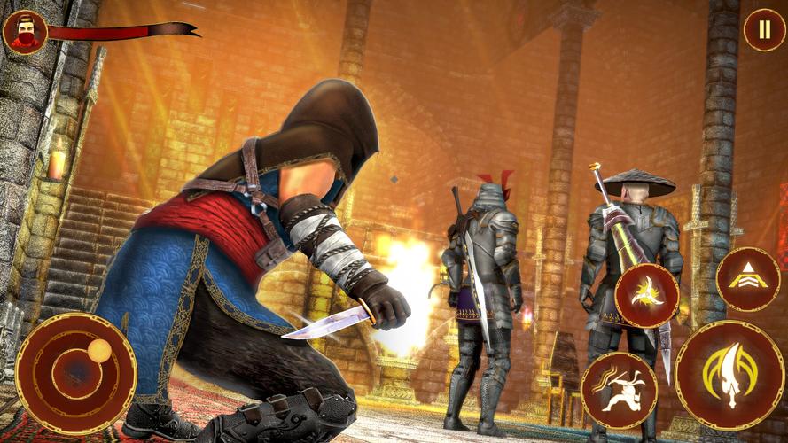 Ninja Shadow Fighting Games 3D स्क्रीनशॉट 1