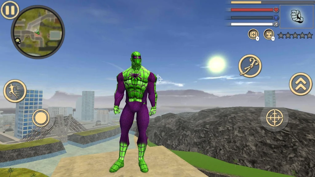 Spider Rope Hero Frog Ninja Strange Gangster Crime应用截图第3张