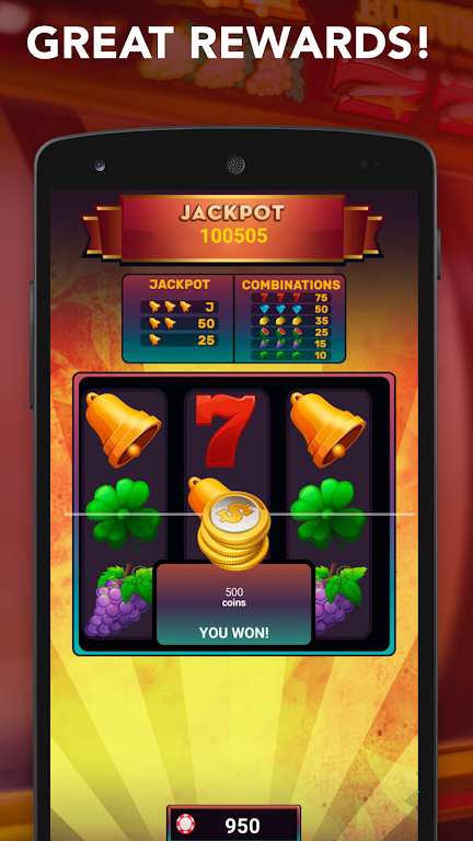 SEVEN! Slots स्क्रीनशॉट 2