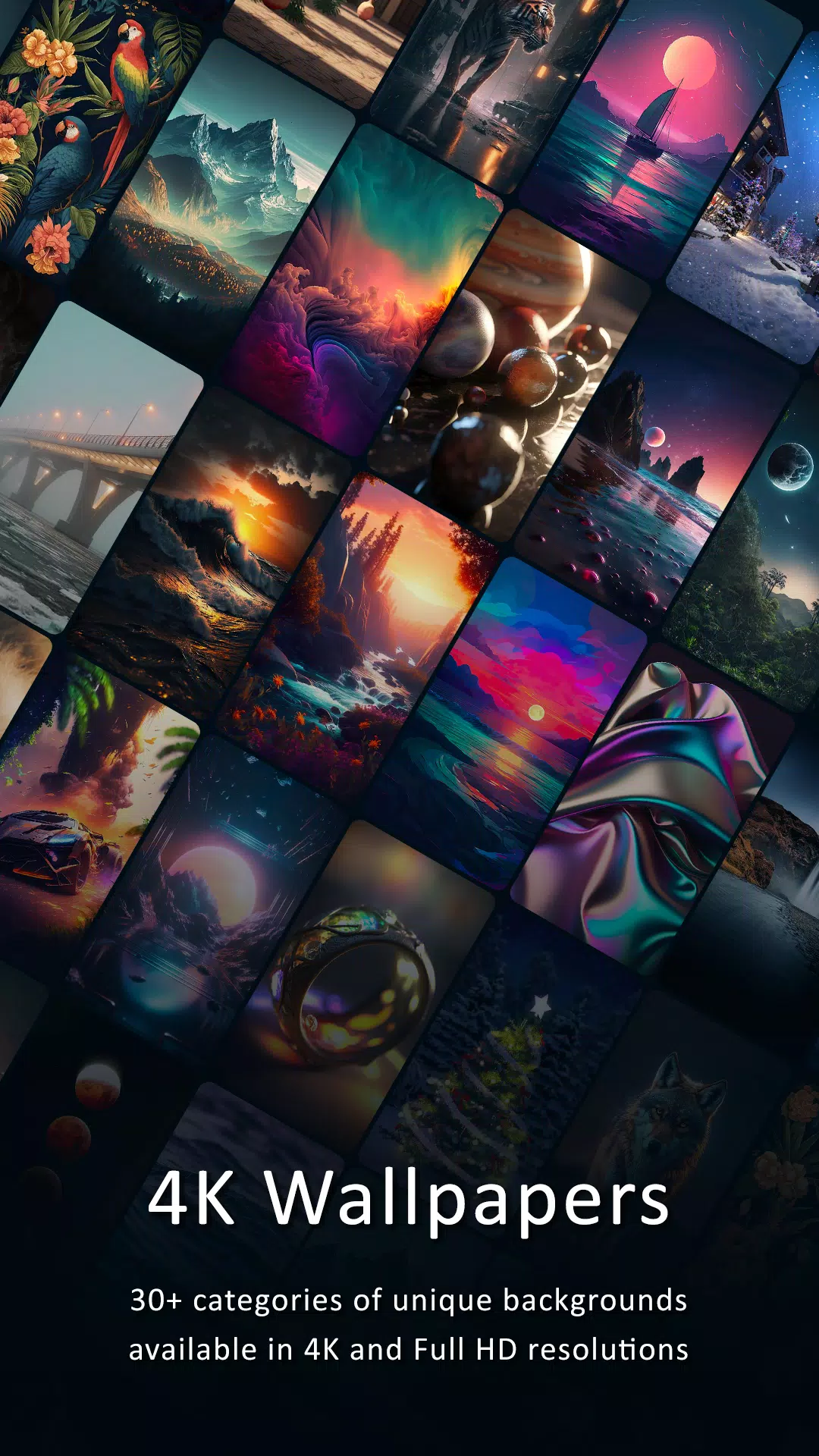 4K Wallpapers, Auto Changer Captura de tela 1