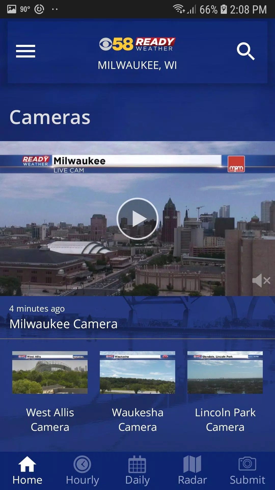 CBS 58 Ready Weather Captura de tela 2