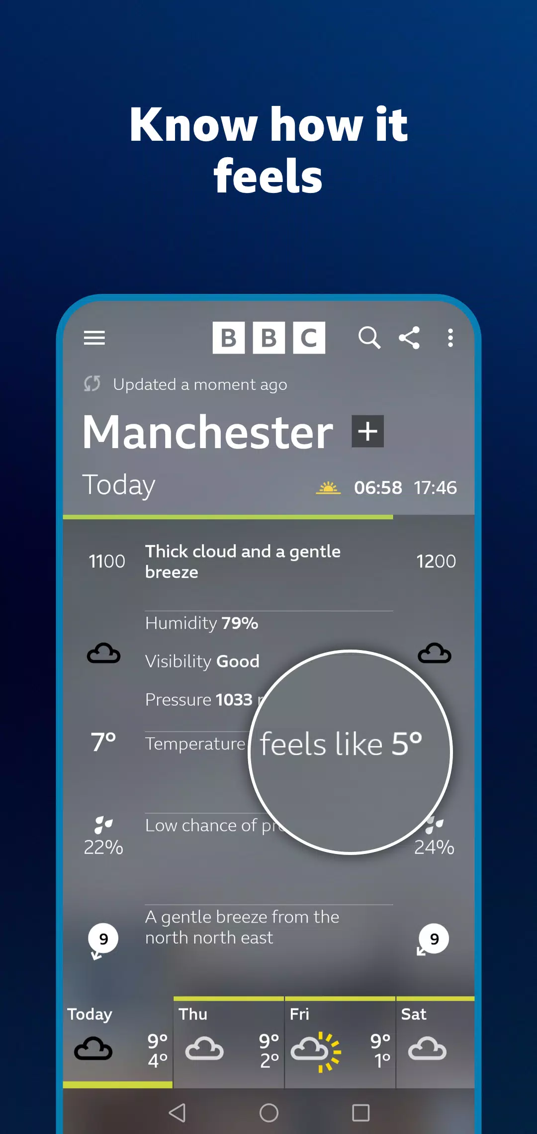 BBC Weather स्क्रीनशॉट 4