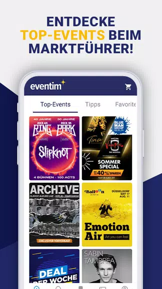 EVENTIM DE: Tickets für Events Captura de tela 1