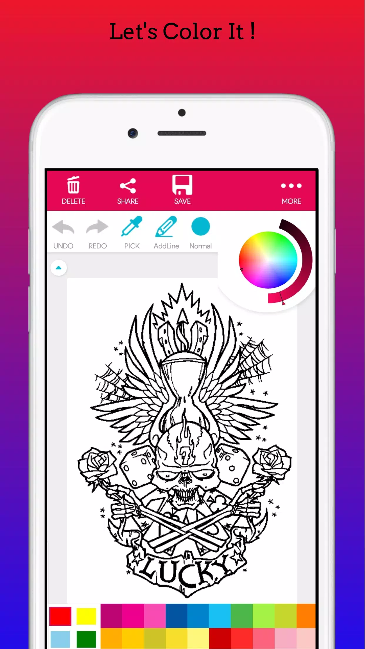 Adults Tattoo Coloring Book 스크린샷 4