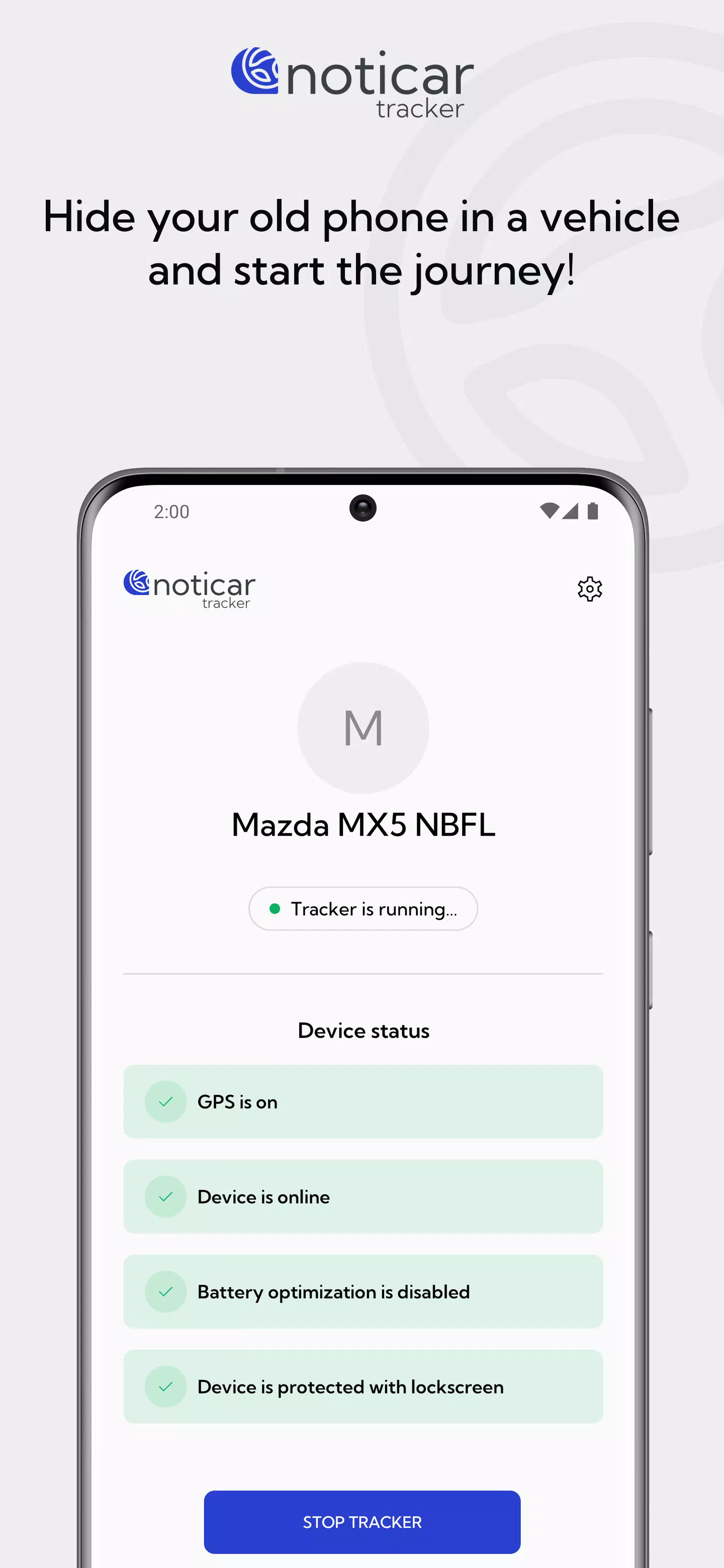 noticar tracker Screenshot 2