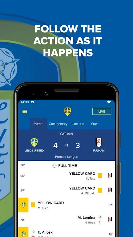 Leeds United Official Capture d'écran 2