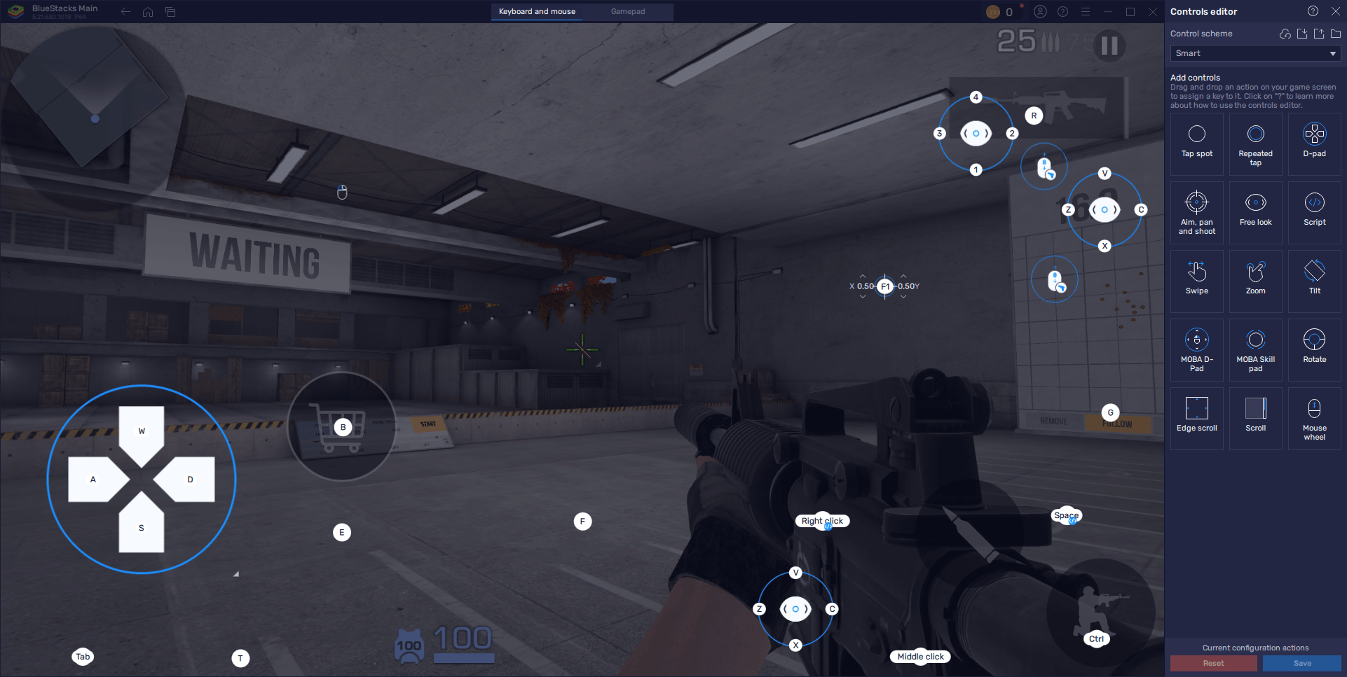 BlueStacks Smart Controls: Dominate Standoff 2