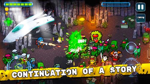 Zombie In Space Shooter Screenshot 2