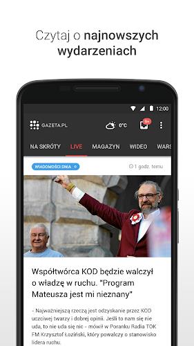 Gazeta.pl LIVE Wiadomości應用截圖第2張