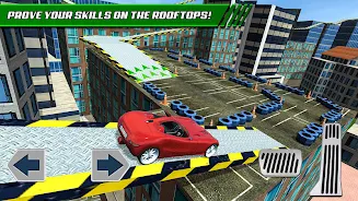 Roof Jumping Car Parking Games スクリーンショット 3