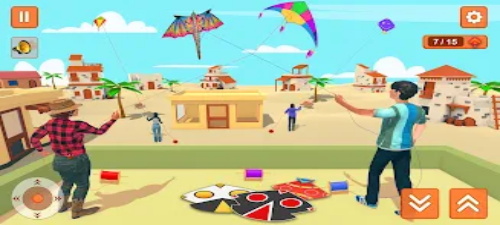 Kite Game Kite Flying Screenshot 2