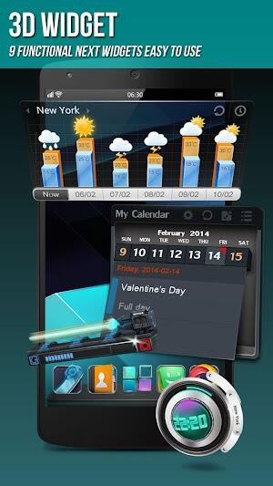 Next Launcher 3D Shell プレミアム APK