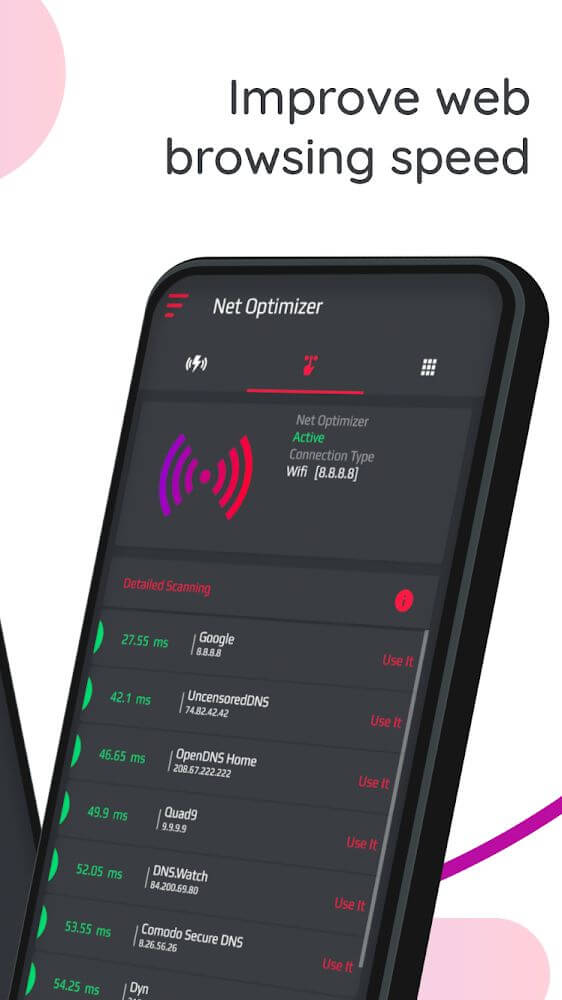 Net Optimizer: Optimize Ping Captura de tela 2