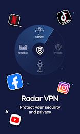 Radar VPN - Fast VPN Proxy Pro Capture d'écran 1